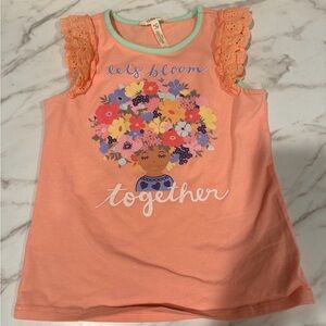 Girls Matilda Jane Dream chasers Let's Bloom Together Tee Size 8